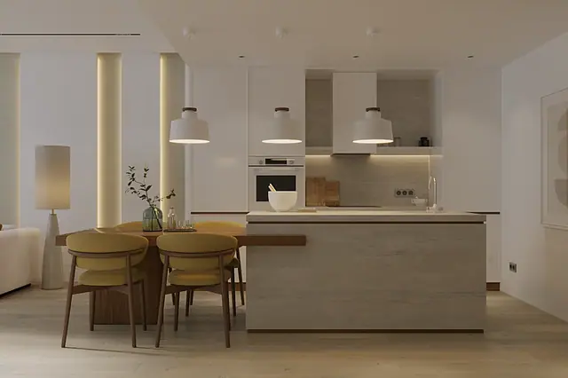 Layan Green Park Phase 2 — 1 спальня BM: кухня, Лаян, Пхукет