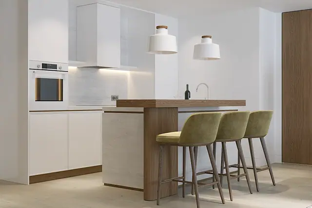 Layan Green Park Phase 2 — 3 спальни D: кухня, Лаян, Пхукет