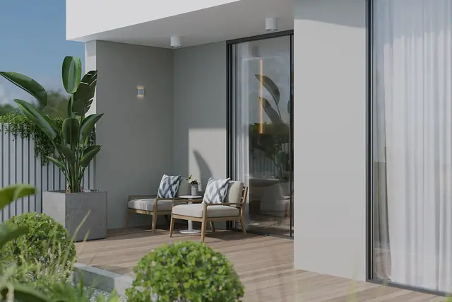 Layan Green Park Phase 2 — 3 спальни DM: терраса, Лаян, Пхукет