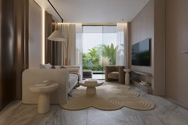 Layan Green Park Phase 2 — Дуплекс E: гостиная, Лаян, Пхукет