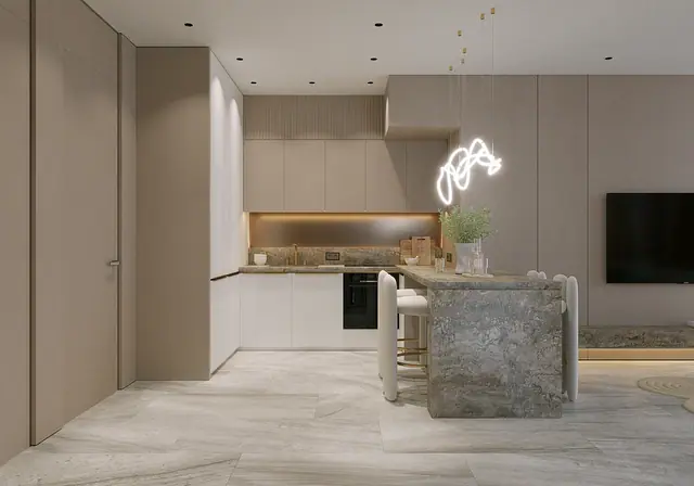 Layan Green Park Phase 2 — Дуплекс FC: кухня, Лаян, Пхукет