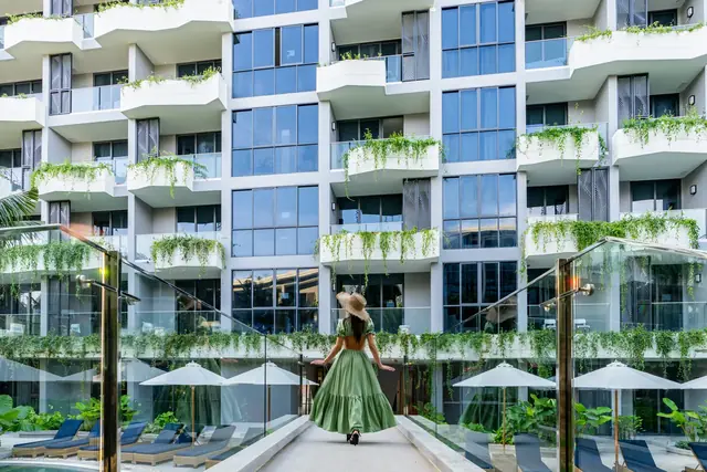 Layan Green Park — Фасад с озеленёнными балконами, Лаян, Пхукет