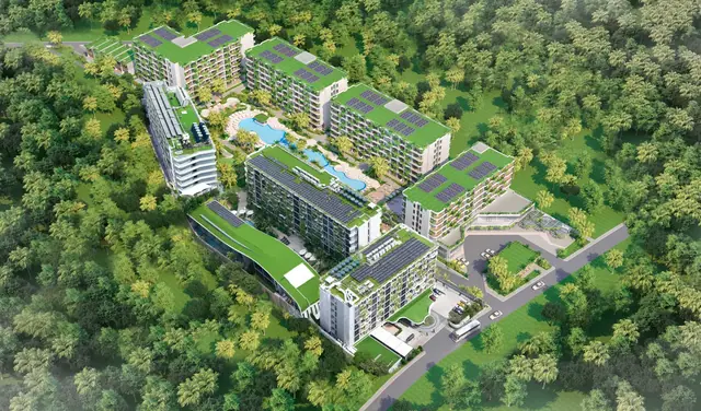 Layan Green Park — Очереди 1 и 2 с высоты, вид 2, Лаян, Пхукет