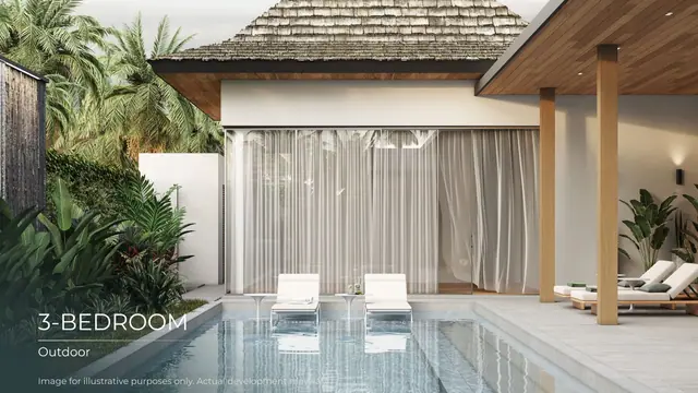 Layan Lucky Villas II — Бассейн и терраса, 3 спальни, Лаян, Пхукет