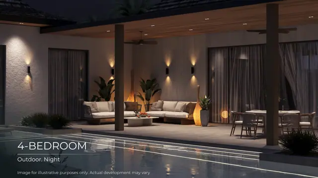 Layan Lucky Villas II — Лаунж на террасе вечером, Лаян, Пхукет