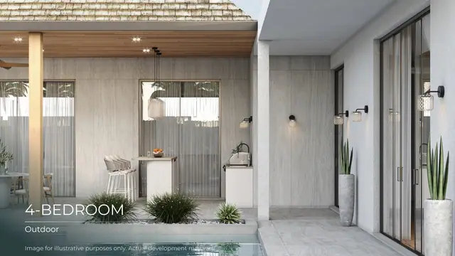 Layan Lucky Villas II — Терраса и сад, 4 спальни, Лаян, Пхукет