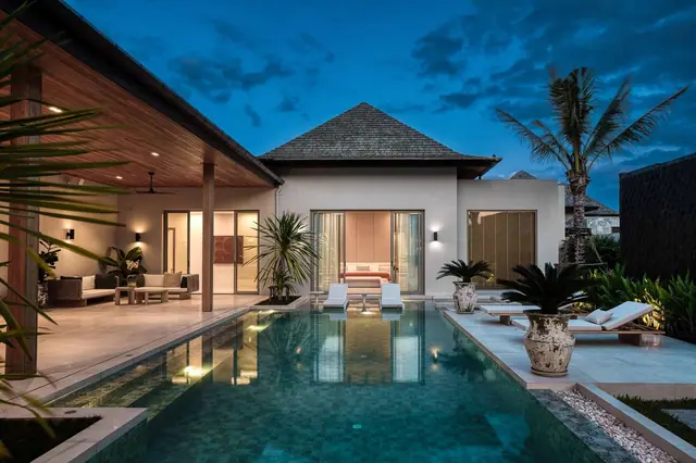 Layan Lucky Villas II — Бассейн вечером, Лаян, Пхукет