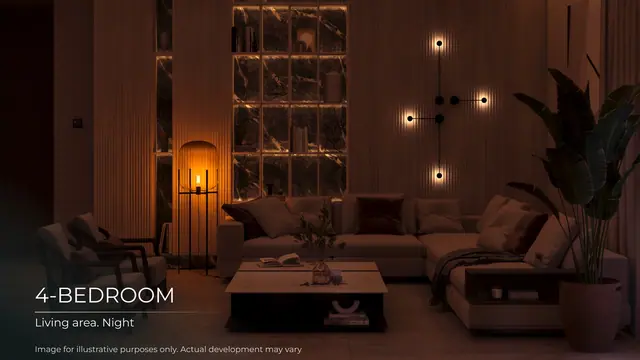 Layan Lucky Villas II — Гостиная вечером, Лаян, Пхукет