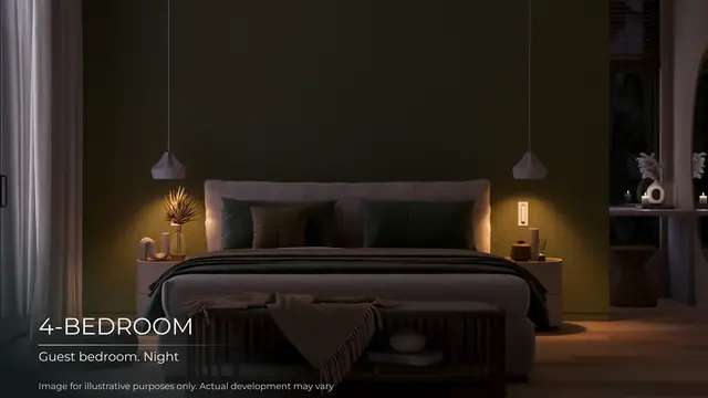 Layan Lucky Villas II — Гостевая спальня вечером, Лаян, Пхукет