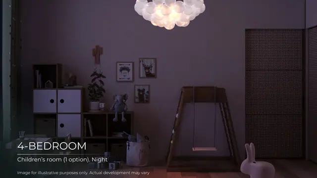 Layan Lucky Villas II — Детская комната вечером, Лаян, Пхукет