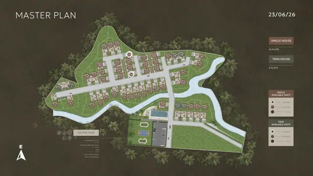 Manor Mori — Генплан MORI с отметками наличия, Банг Тао и Лагуна, Пхукет