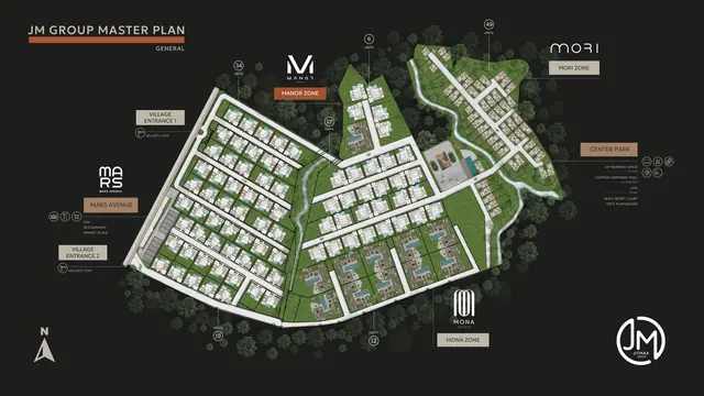 Manor — Генплан застройки JM Group, Банг Тао и Лагуна, Пхукет