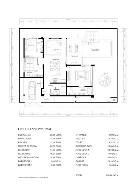 Mono Champaca — Тип 255 — 3 спальни · 256 м², Банг Тао и Лагуна, Пхукет