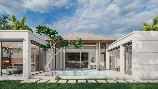 Mouana Residence KO KAEO — Вилла и бассейн — визуализация, Ко Кео, Пхукет