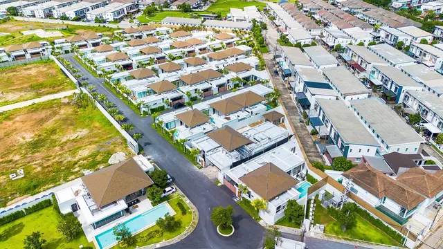 Mouana Residence KO KAEO — Аэросъёмка: улицы посёлка, Ко Кео, Пхукет