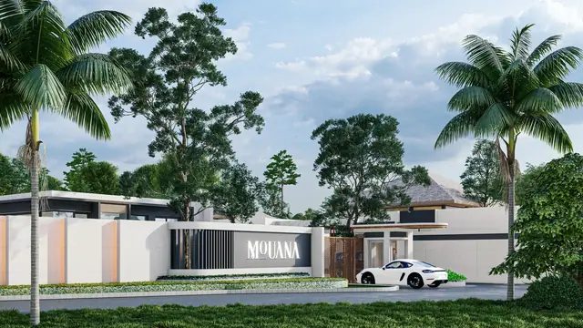 Mouana Serenity Cherng Talay — Въезд в посёлок с дороги, Банг Тао и Лагуна, Пхукет