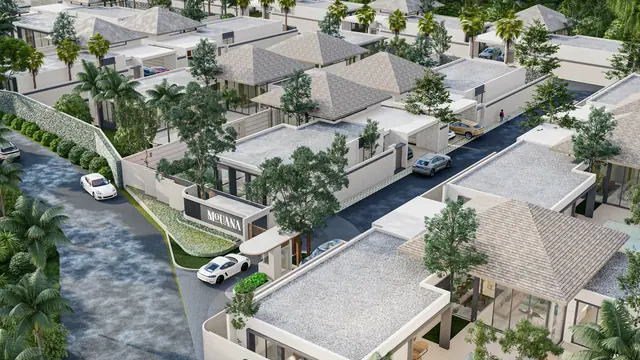 Mouana Serenity Cherng Talay — Посёлок с высоты, Банг Тао и Лагуна, Пхукет