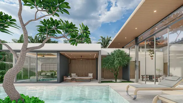 Mouana Serenity Cherng Talay — Крытая терраса у бассейна, Банг Тао и Лагуна, Пхукет