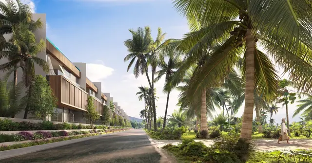 Nammu Banyan Tree Beach Residences — Аллея между виллами, Банг Тао и Лагуна, Пхукет
