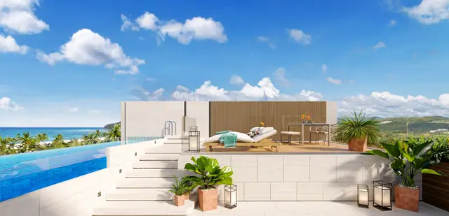 Nammu Banyan Tree Beach Residences — Бассейн на крыше, Банг Тао и Лагуна, Пхукет