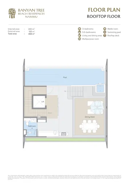 Nammu Banyan Tree Beach Residences — Крыша · бассейн и обеденная терраса, Банг Тао и Лагуна, Пхукет