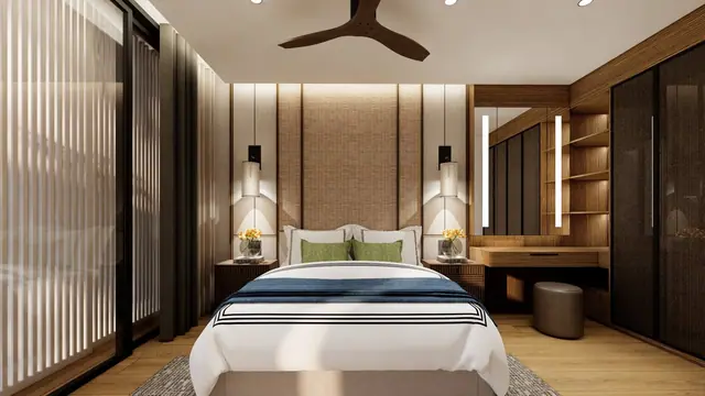 Nammu Banyan Tree Beach Residences — Спальня с гардеробом, Банг Тао и Лагуна, Пхукет