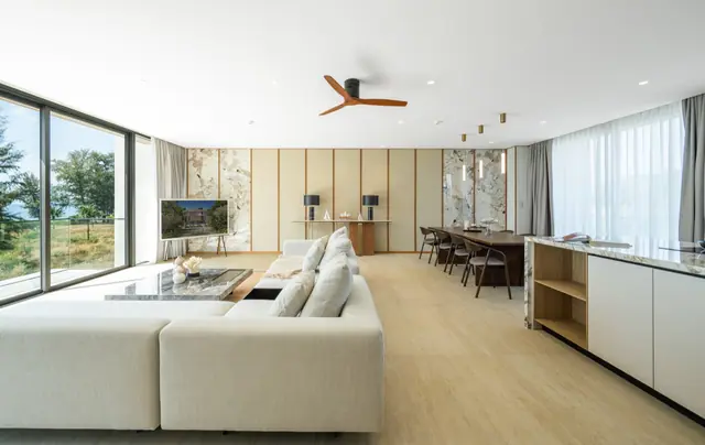 Nammu Banyan Tree Beach Residences — Готовый дом: гостиная, столовая, кухня, Банг Тао и Лагуна, Пхукет