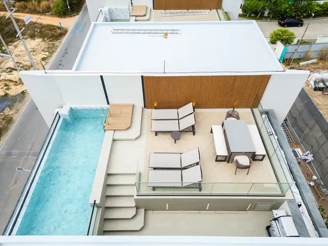 Nammu Banyan Tree Beach Residences — Готовый дом: крыша с бассейном, Банг Тао и Лагуна, Пхукет