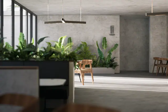 Next Point Condominium — Зона ресторана с озеленением, Раваи и Най Харн, Пхукет