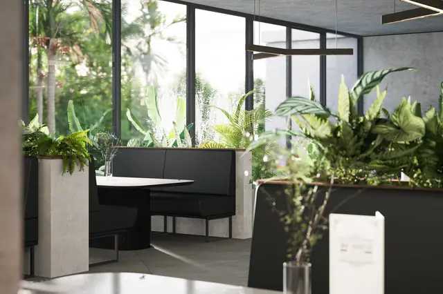Next Point Condominium — Диванные места у зимнего сада, Раваи и Най Харн, Пхукет