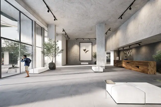 Next Point Condominium — Лобби со стойкой ресепшен, Раваи и Най Харн, Пхукет
