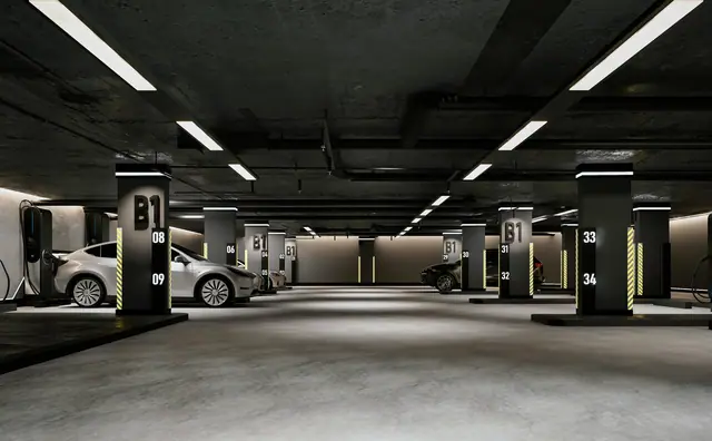 Next Point Condominium — Зарядные станции в паркинге, Раваи и Най Харн, Пхукет