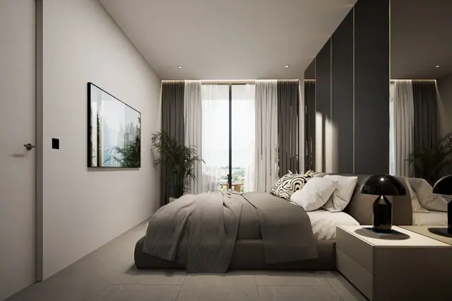 Next Point Condominium — Спальня с выходом на балкон, Раваи и Най Харн, Пхукет