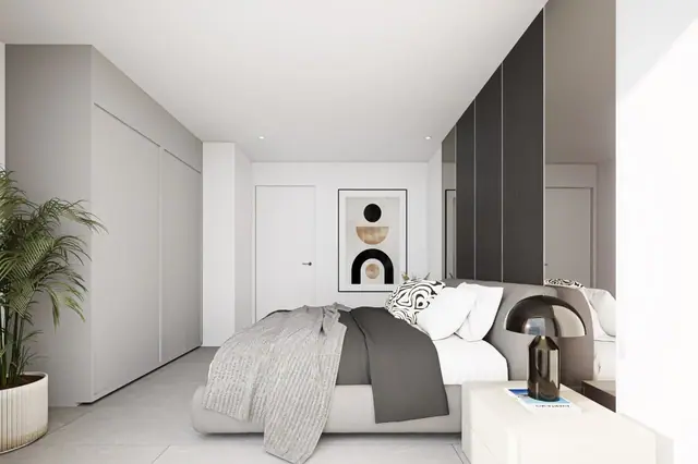 Next Point Condominium — Спальня со встроенным шкафом, Раваи и Най Харн, Пхукет