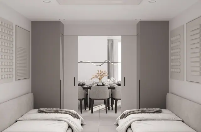 Next Point Condominium — Детская с двумя кроватями · 3 спальни, Раваи и Най Харн, Пхукет