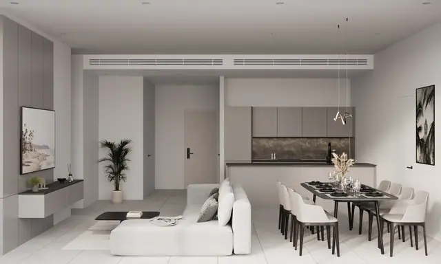 Next Point Condominium — Гостиная-столовая с кухней, Раваи и Най Харн, Пхукет