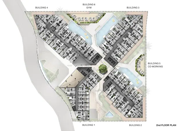 Next Point Condominium — Мастер-план, Раваи и Най Харн, Пхукет