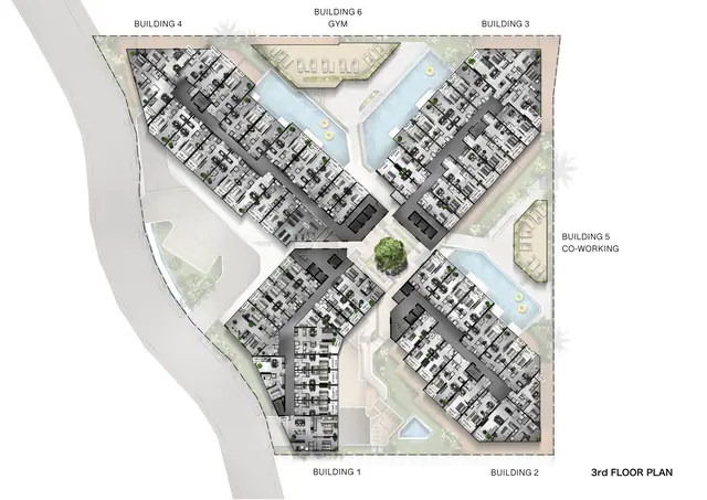 Next Point Condominium — Мастер-план, Раваи и Най Харн, Пхукет