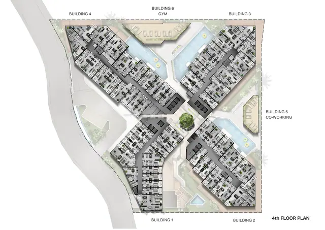 Next Point Condominium — Мастер-план, Раваи и Най Харн, Пхукет