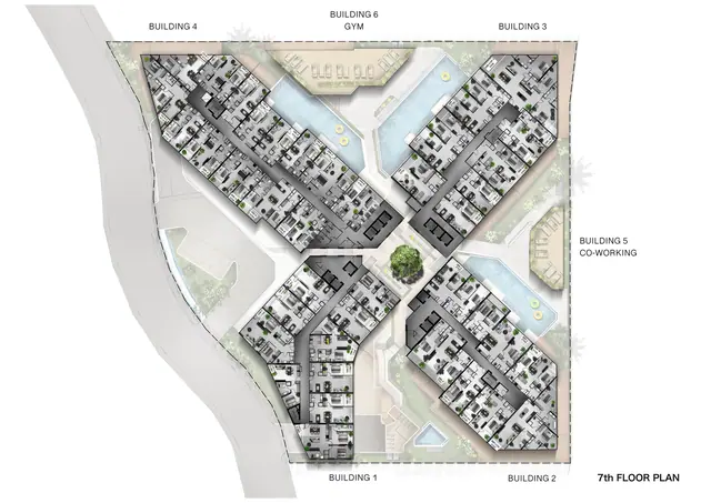 Next Point Condominium — Мастер-план, Раваи и Най Харн, Пхукет