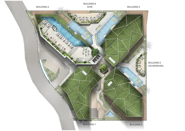 Next Point Condominium — Мастер-план, Раваи и Най Харн, Пхукет