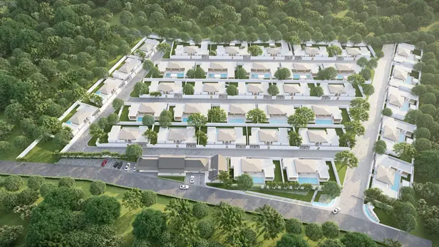 The Ozone Campus Villa — Посёлок с высоты, Банг Тао и Лагуна, Пхукет