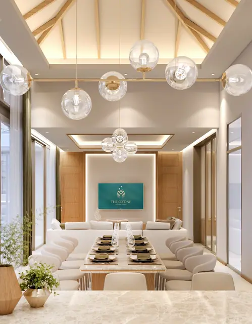 The Ozone Campus Villa — Столовая под высоким потолком, Банг Тао и Лагуна, Пхукет