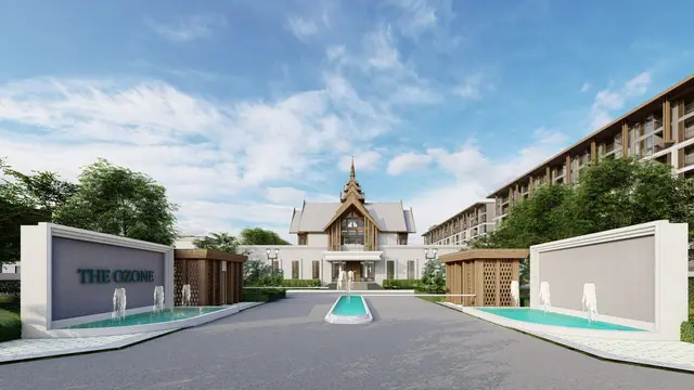 Ozone Oasis Condominium — Въездные ворота с павильоном, Банг Тао и Лагуна, Пхукет