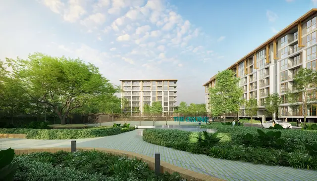 Ozone Oasis Condominium — Газон перед корпусом, Банг Тао и Лагуна, Пхукет