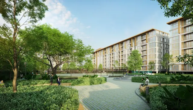 Ozone Oasis Condominium — Дорожка вдоль корпуса, Банг Тао и Лагуна, Пхукет