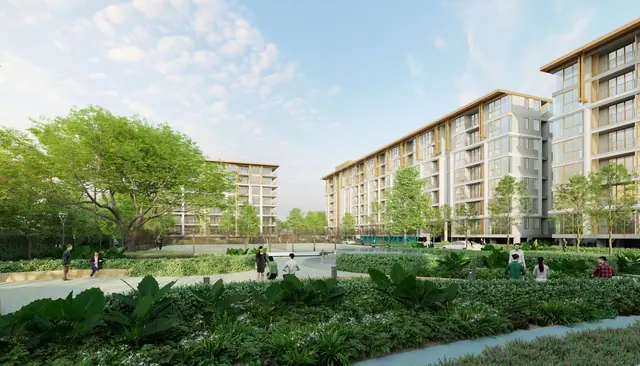 Ozone Oasis Condominium — Сад между корпусами, Банг Тао и Лагуна, Пхукет