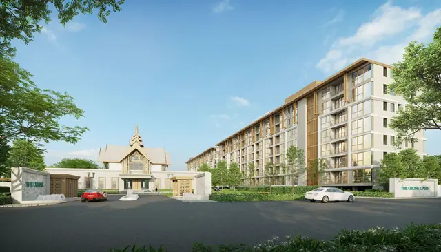 Ozone Oasis Condominium — Дорога к въездному павильону, Банг Тао и Лагуна, Пхукет