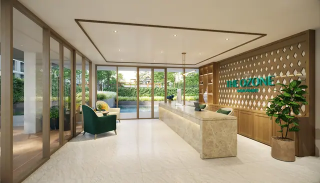 Ozone Oasis Condominium — Лобби с ресепшн, Банг Тао и Лагуна, Пхукет