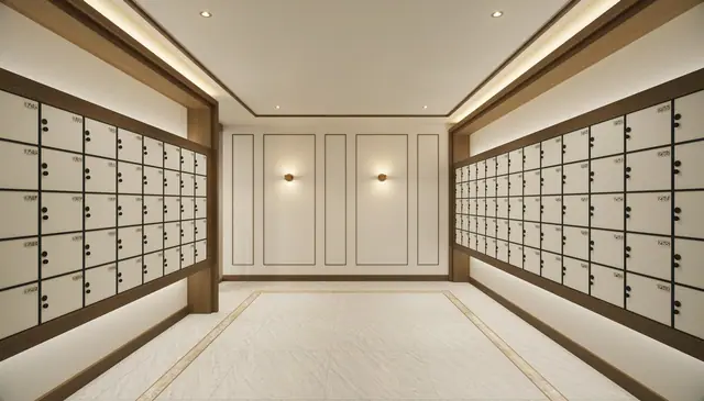 Ozone Oasis Condominium — Холл с почтовыми ящиками, Банг Тао и Лагуна, Пхукет